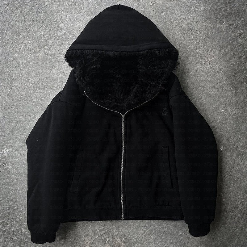 Casual Simple Warm Baggy Coat Men And Women