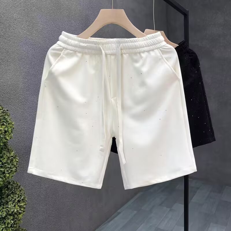Men's Pure Color Casual Versatile Loose Shorts