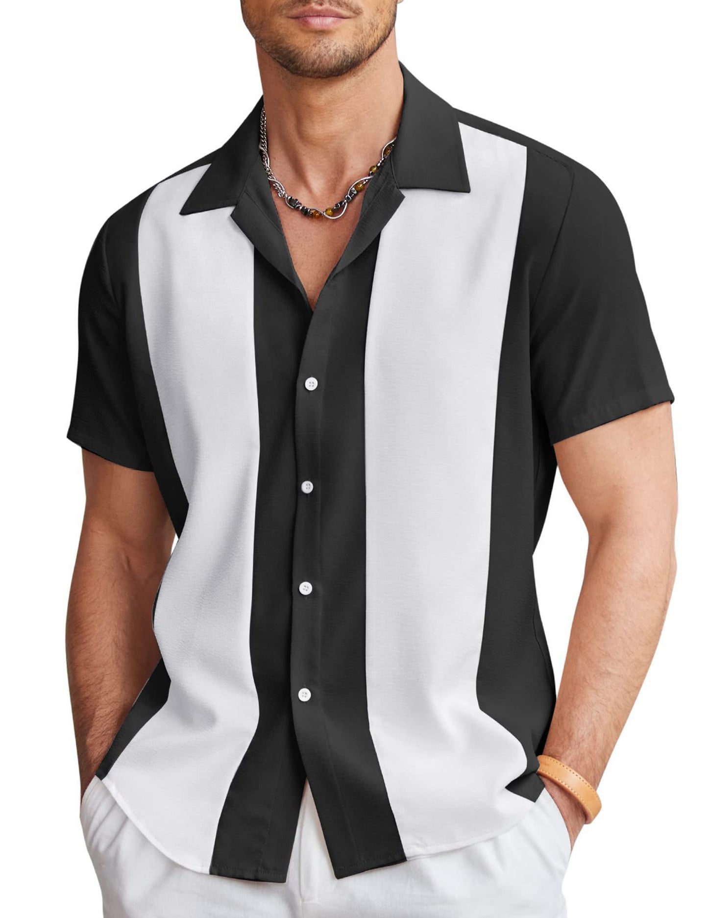 Men's Versatile Trendy Hawaiian Short Sleeve Shirt
