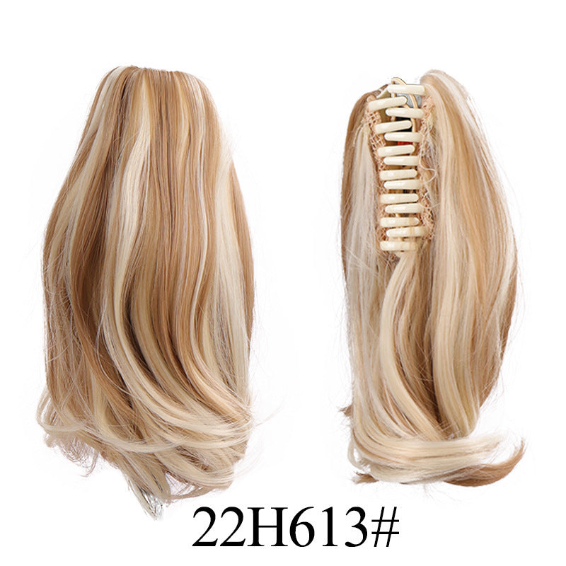Short Ponytail Wig Grip Internet Celebrity Micro-roll Natural Braid