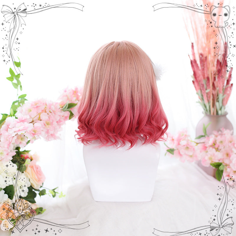 Japanese Short Hair Small Roman Curly Wig