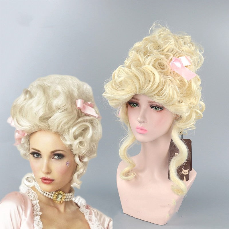 Milk Platinum French Noble Queen Wig