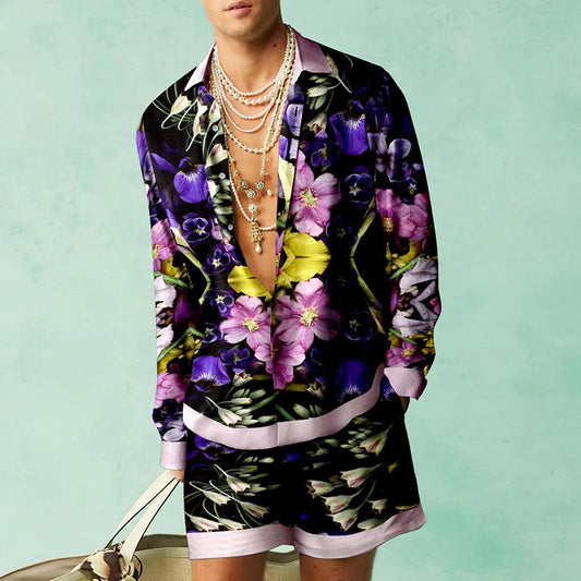 Casual Summer Loose Shirt Shorts