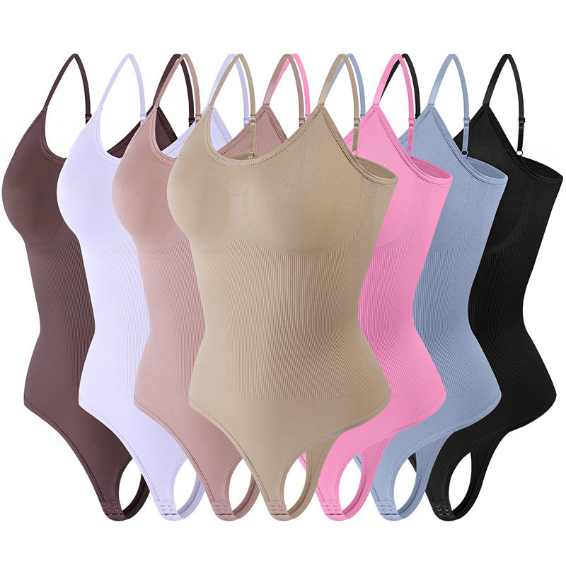 Body-shaping Corsets T-back Plus Size Hip-lift And Belly Shaping Corset Sling Body Backless Seamless