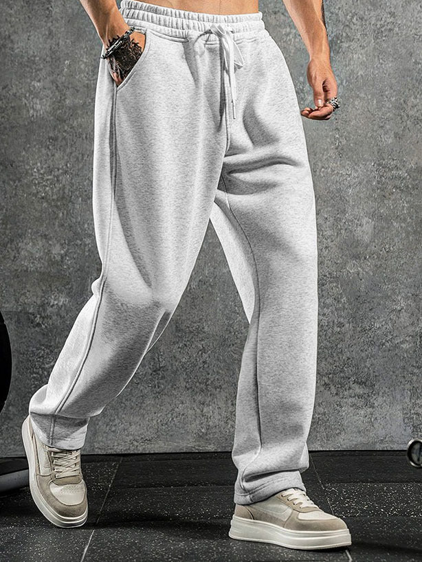 Men's European And American Solid Color Casual Pants