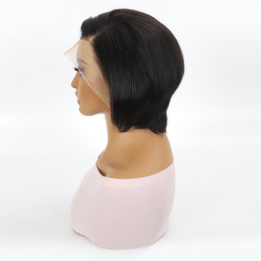 European And American Style Wig Front Lace Full Real Person