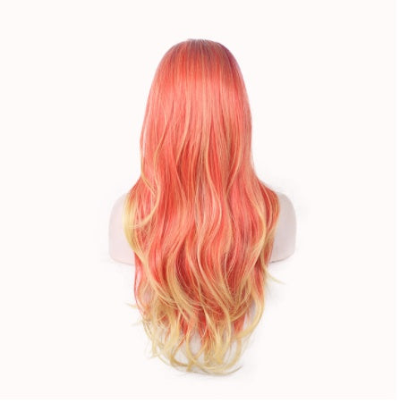 Europe's New Big Wave Long Hair Multicolor Cosplay Character Hairstyle Curly