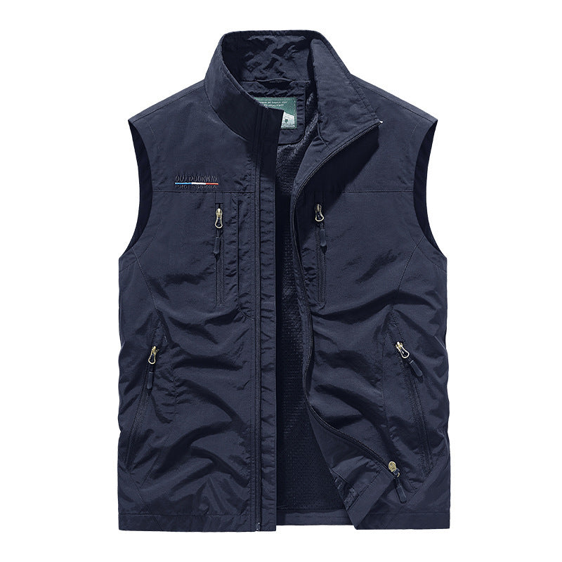 Men's Casual Thin Workwear Sleeveless Jacket