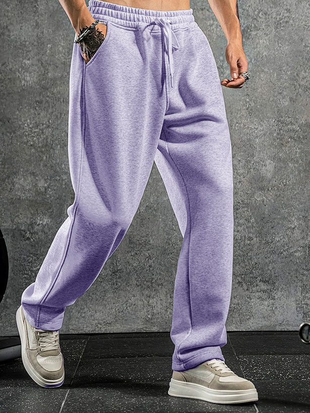 Men's European And American Solid Color Casual Pants