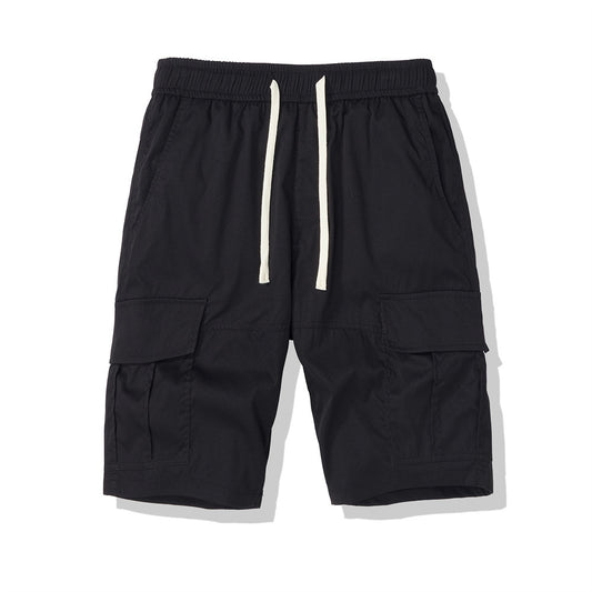 Men's Multi-pocket Loose Cropped Pants Outdoor Leisure