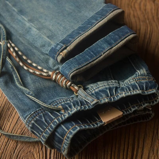 Autumn American Heavy Fashion Jeans Men