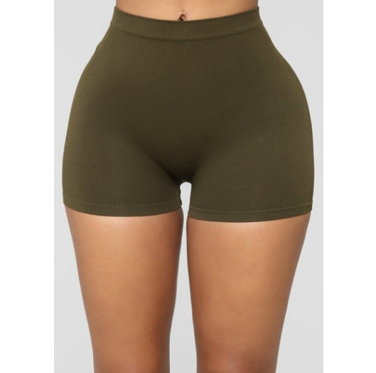 Tight high waist stretch shorts