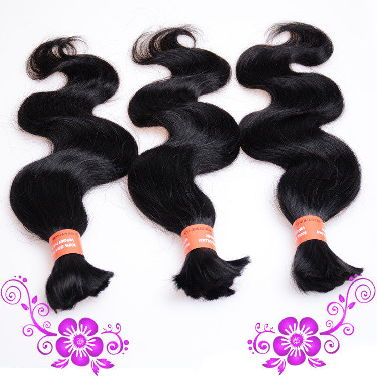 7A body wave hair handle