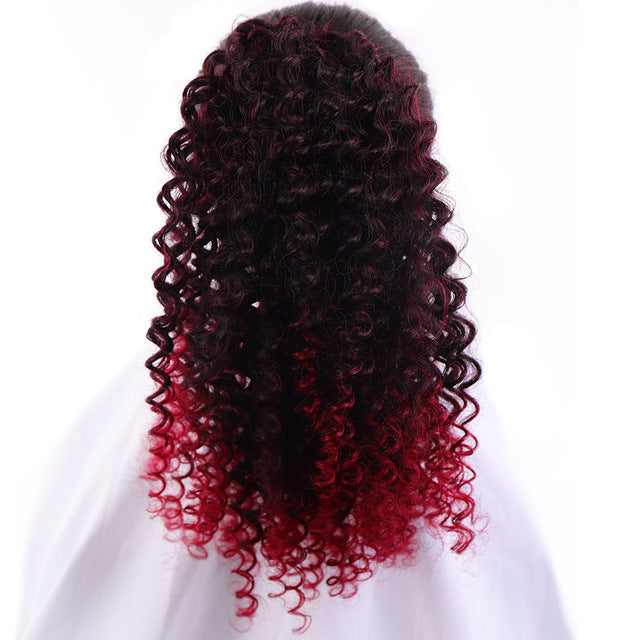 Women's Faux Ponytail Short Wig Head Cover