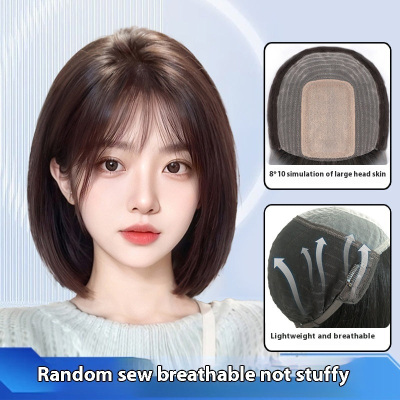 Wig Female Full Head Natural