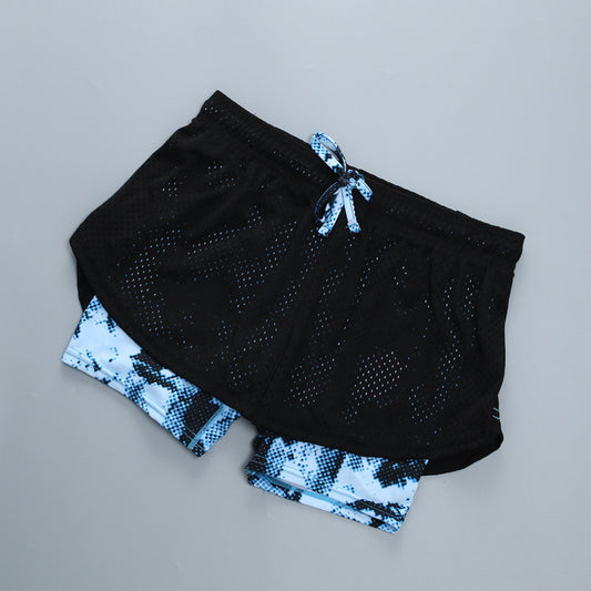 Mesh track shorts