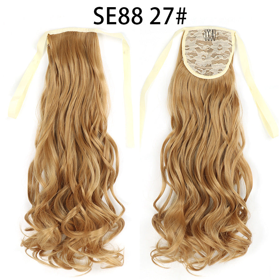 Bow Tie Strap Long Chemical Fiber High Temperature Silk Wig