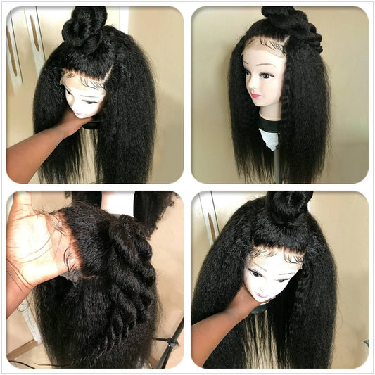 Yaki straight chemical fiber headgear in European and American foreign trade