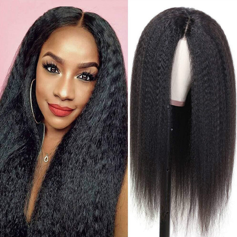 Yaki straight chemical fiber headgear in European and American foreign trade