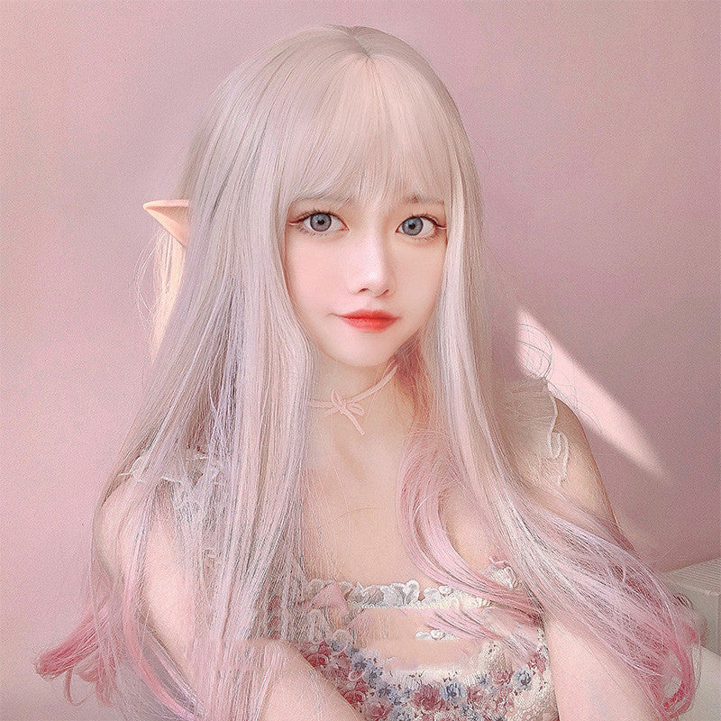 Lolita Color Gradient Long Straight Hair Wig