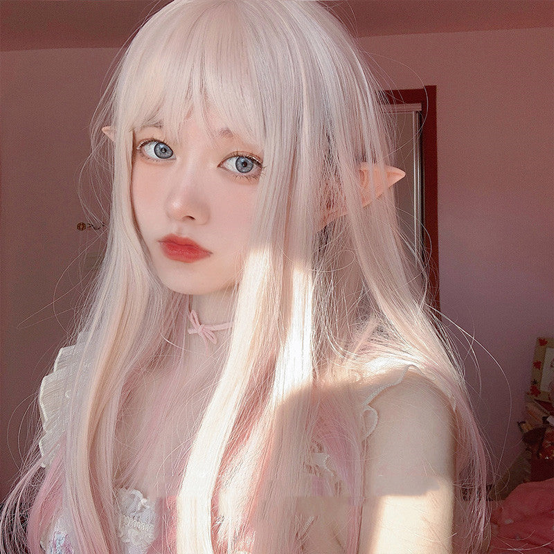 Lolita Color Gradient Long Straight Hair Wig