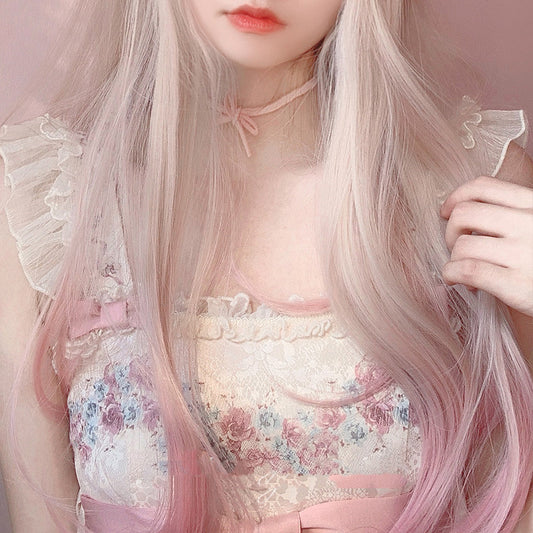Lolita Color Gradient Long Straight Hair Wig