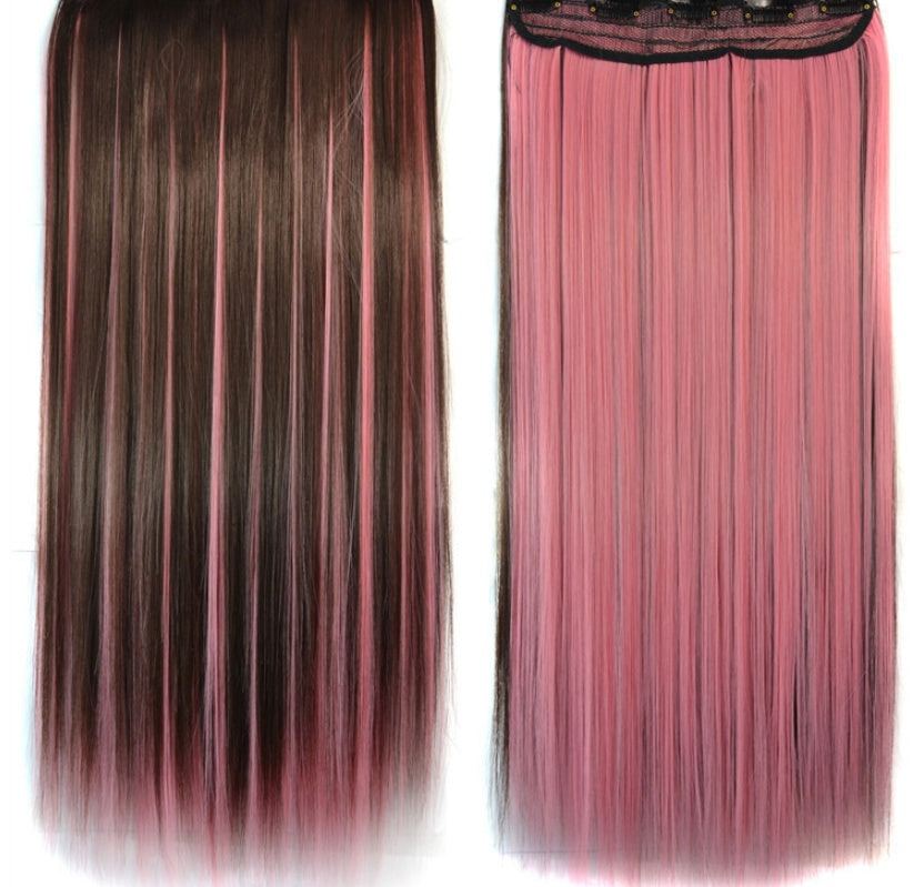 Color Bleaching And Dyeing Five Card Straight Hair Film