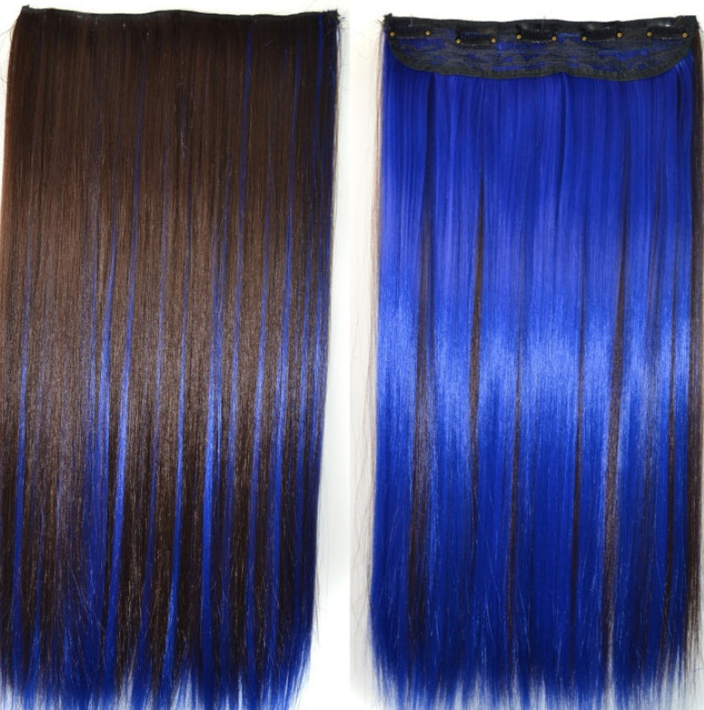 Color Bleaching And Dyeing Five Card Straight Hair Film