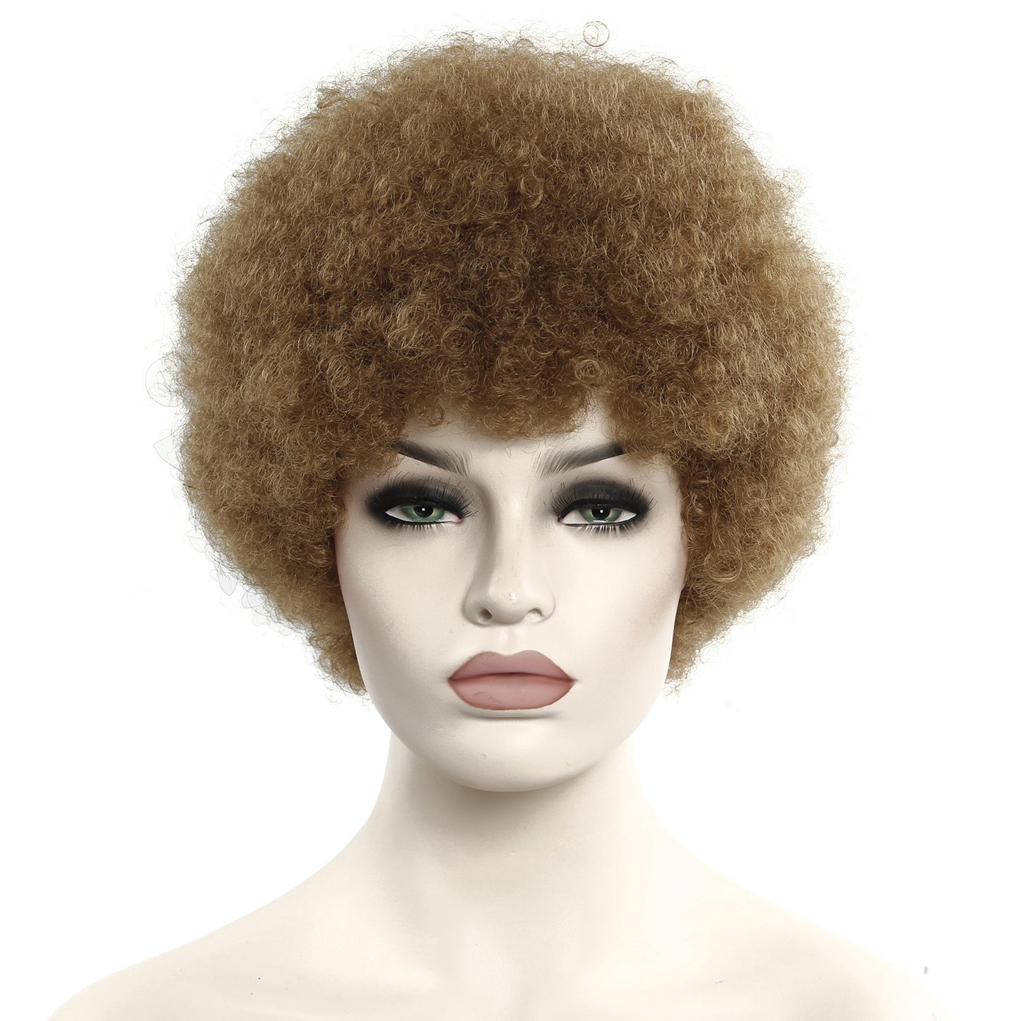 African Curly Hair 6 Inch Short Exploded Headgear