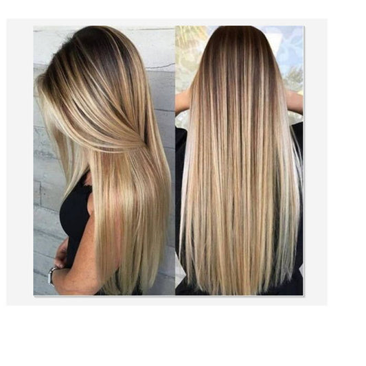 Gradient Color Chemical Fiber Wig Headgear