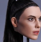Scale Gal Gadot Head Model with Straight Long Hair for 12 inches Female Action Figure