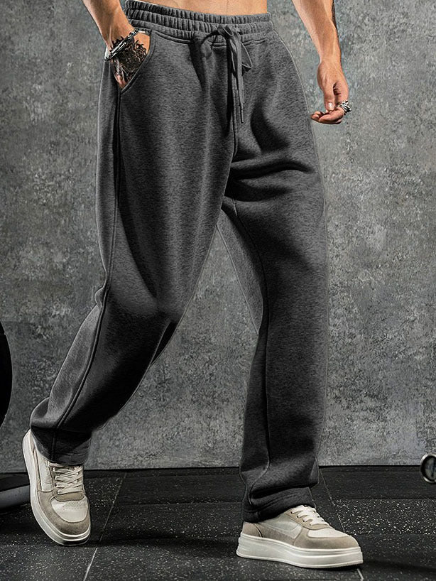 Men's European And American Solid Color Casual Pants