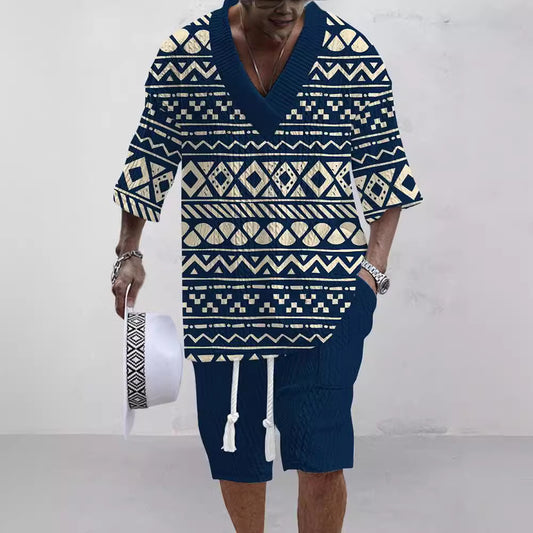 Men's Fashionable Jacquard Suit