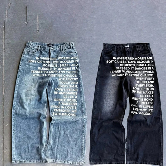 Men's Casual Loose Wide-leg Straight Pants