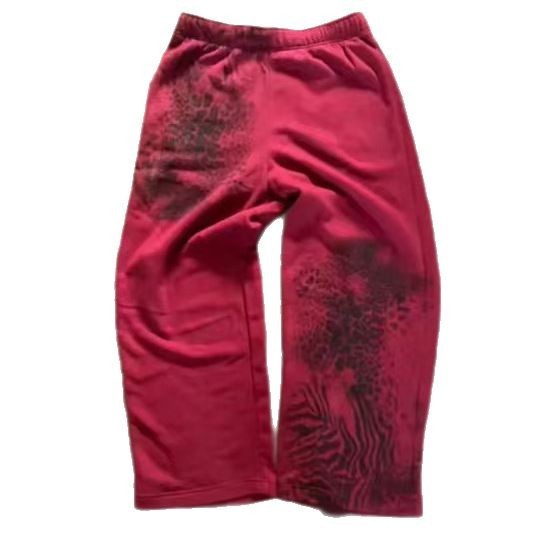 Men's Street Casual Leopard Print Printed Trousers