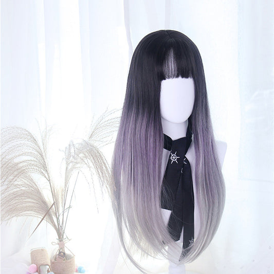 Women's Fashion Natural Head Cover Wig