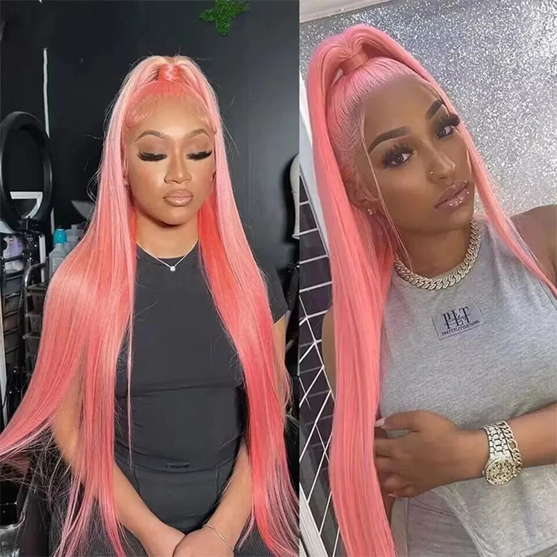 New Mid-length Long Straight Hair Style Former Lace Head Cap Women
