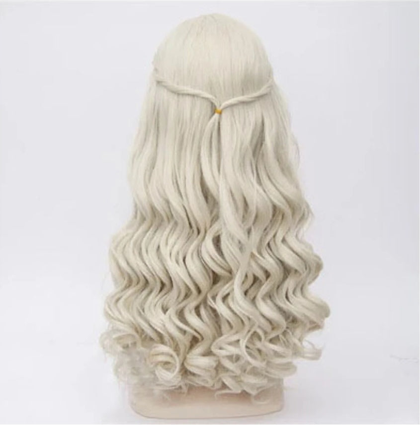 White Long Hair Wig Alice in Wonderland