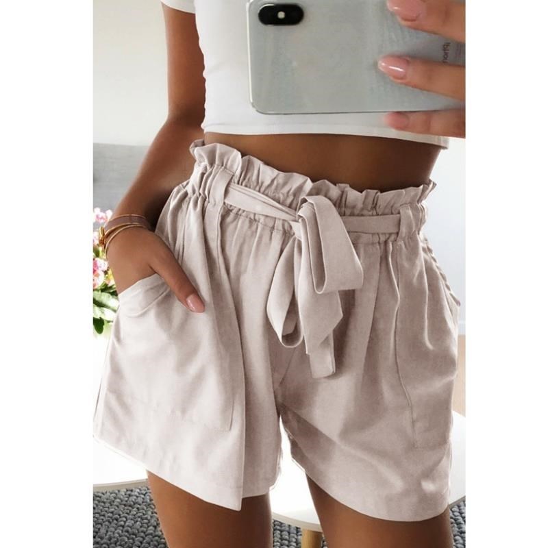 A-shAped short with eAr edge 5 size 6 color women's stock