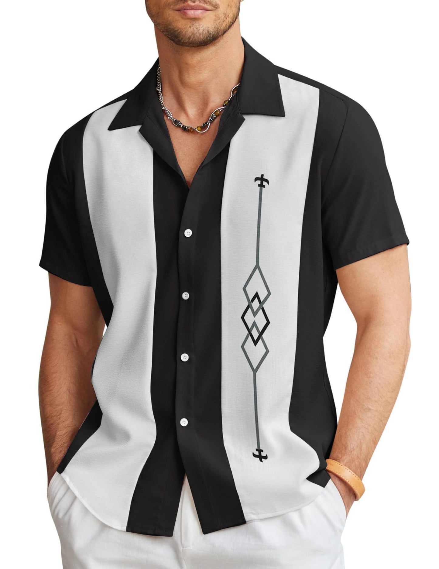 Men's Versatile Trendy Hawaiian Short Sleeve Shirt