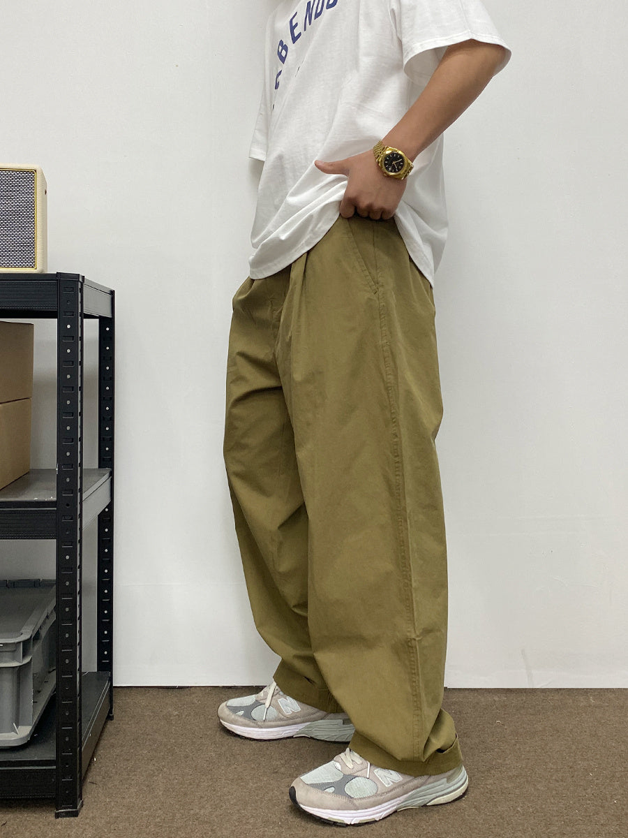 Men's Summer Pure Cotton Straight Casual Pants
