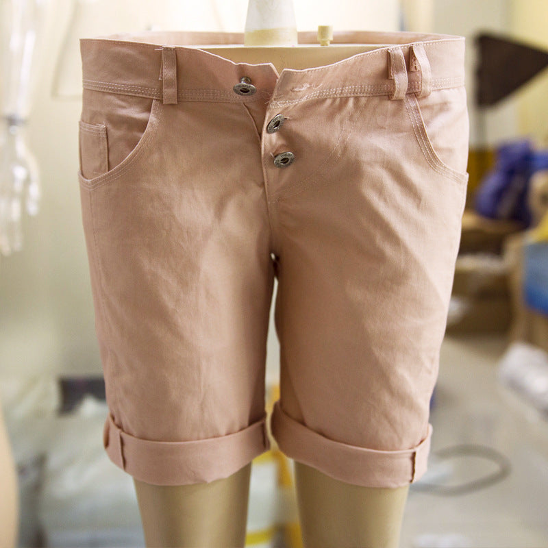 Casual slim shorts
