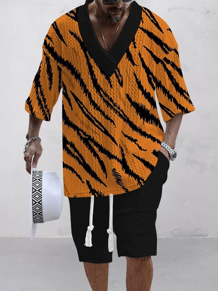 Men's Fashionable Jacquard Suit