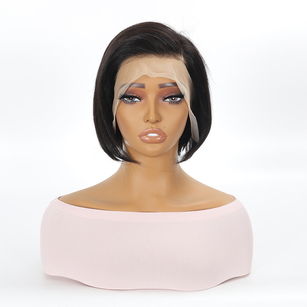 European And American Style Wig Front Lace Full Real Person