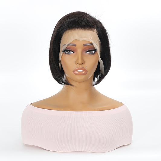 European And American Style Wig Front Lace Full Real Person