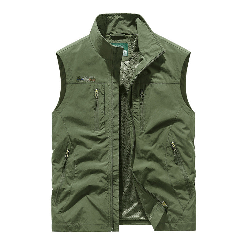 Men's Casual Thin Workwear Sleeveless Jacket
