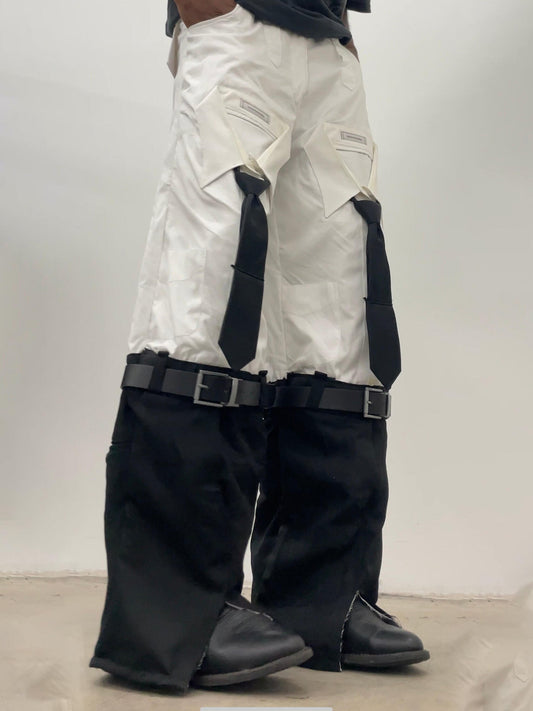 White Shirt Design Pants