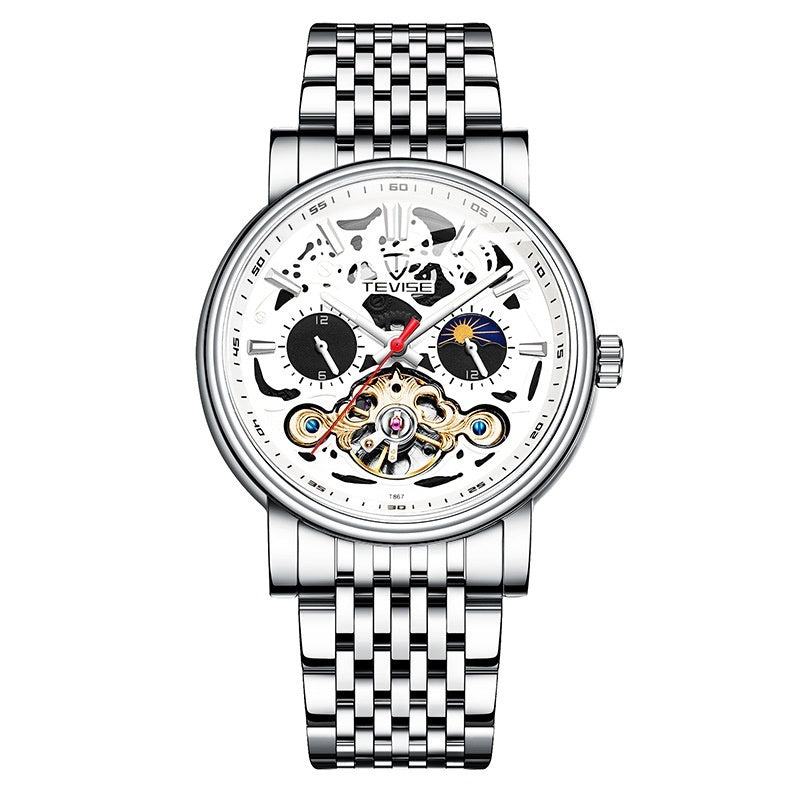 Fashion Tourbillon Waterproof Luminous Mechanical Watch