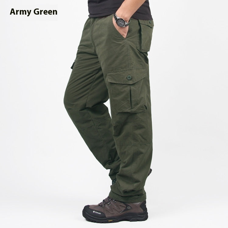 Warm With Velvet Thick Overalls Male