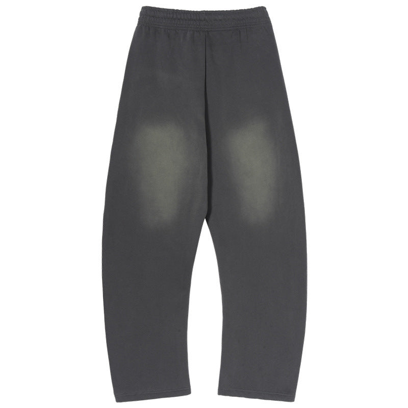 Men's Retro Distressed Machete Sweatpants Loose Casual Pants